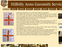 Tablet Screenshot of hillbillyarms.com